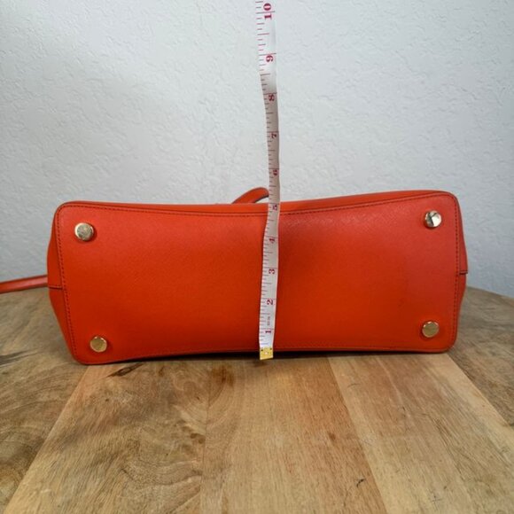 Michael Kors Orange Leather Shoulder Bag - Picture 8 of 8